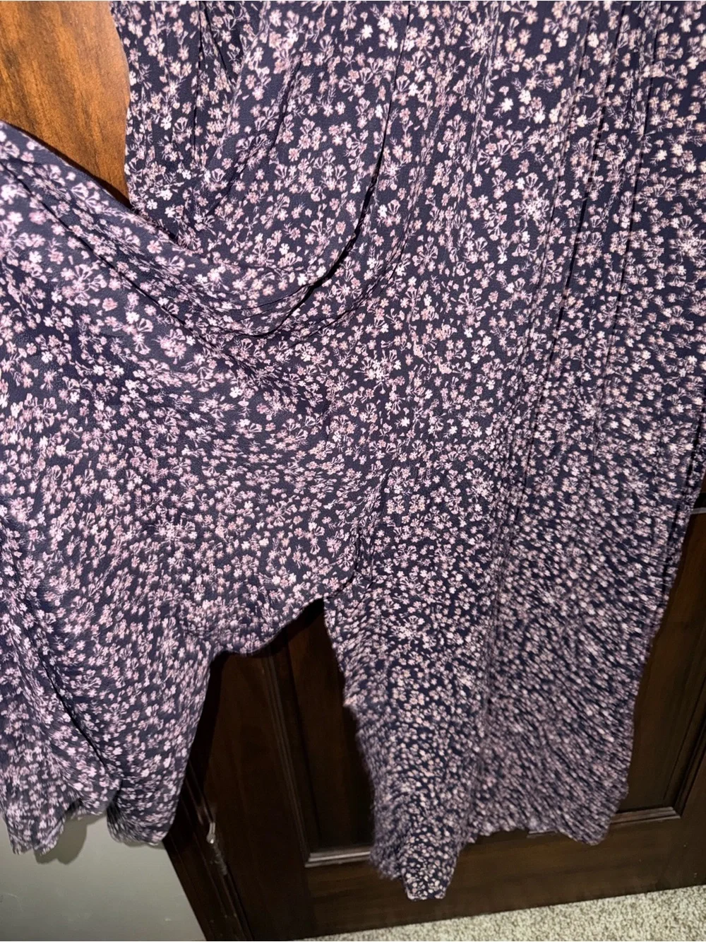 NWT- Free People Saint Helena  Floral Wide-Leg Jumpsuit - Purple